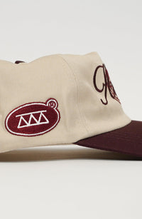 Casquette Culture burgundy