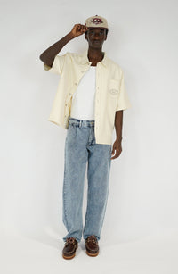 Chemise Grid beige