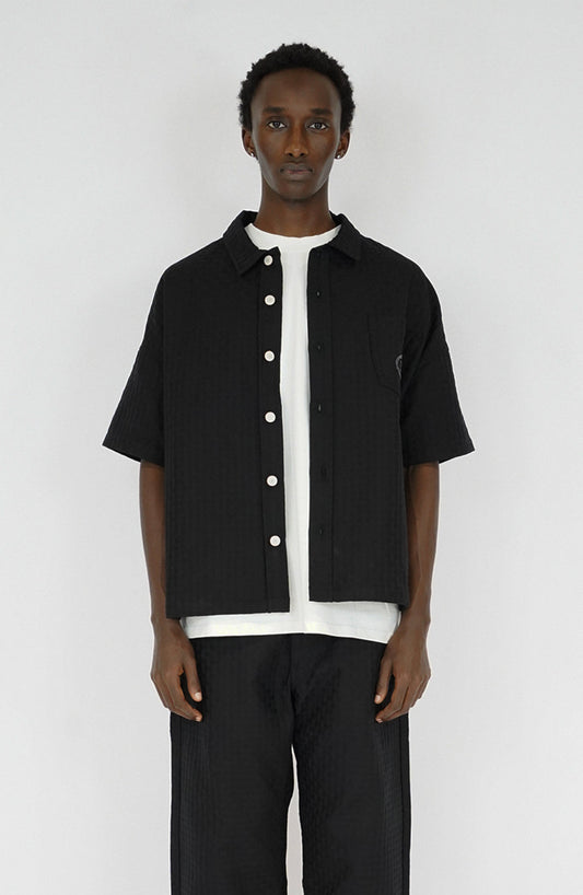 Chemise Grid black