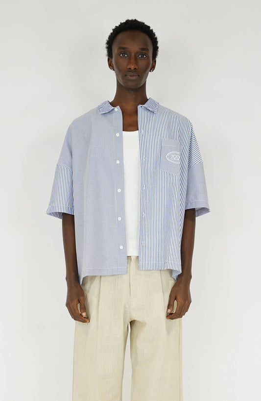 Chemise Stripe navy