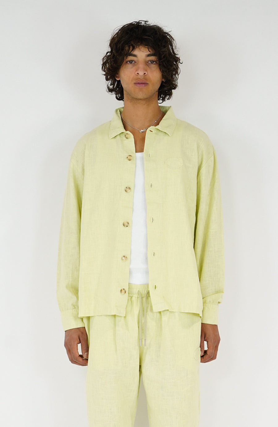 Chemise Linen Anise