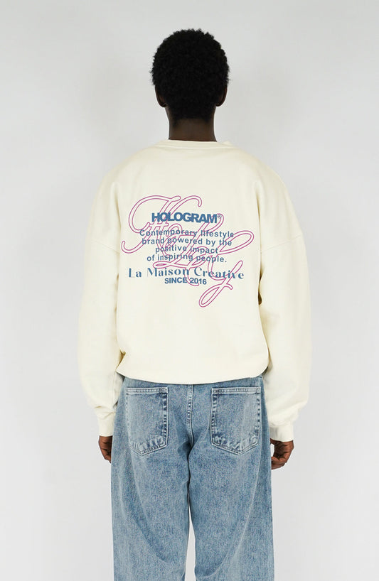 Crewneck Art beige