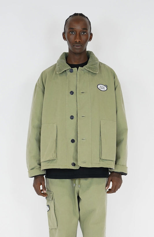 Manteau Layer olive