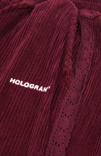 Pantalon Velvet burgundy