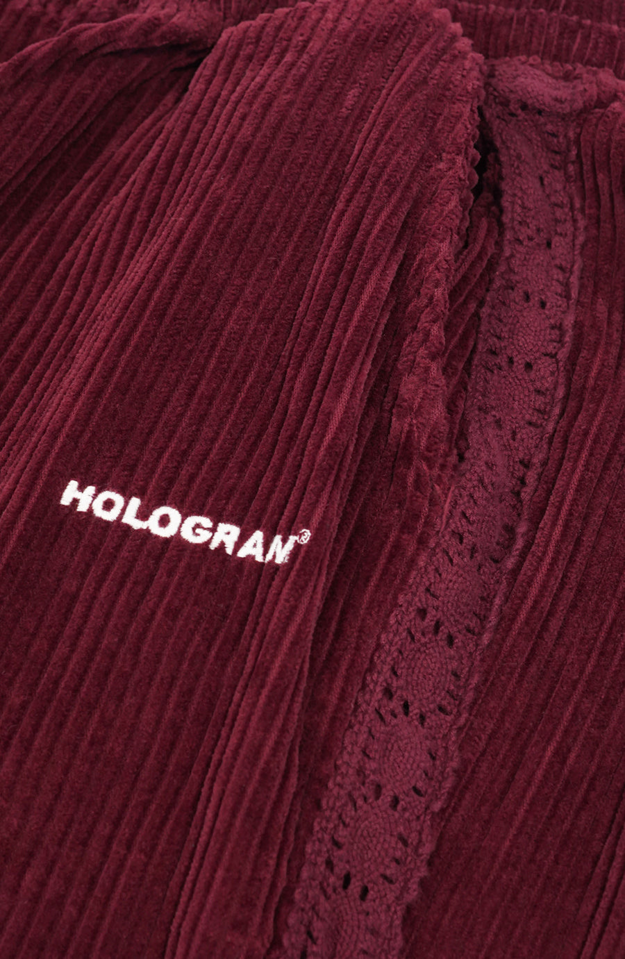 Pantalon Velvet burgundy