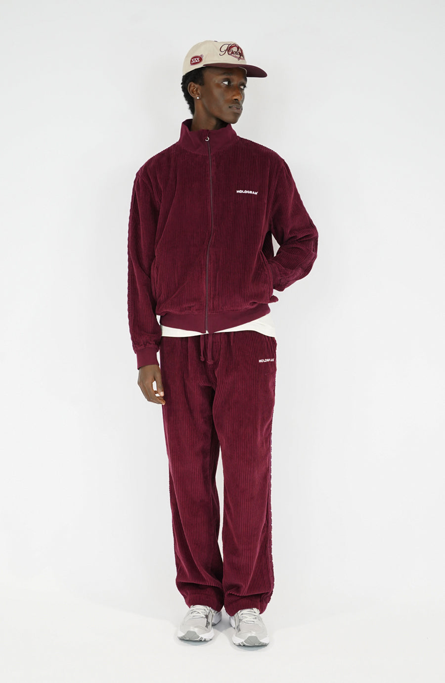 Pantalon Velvet burgundy