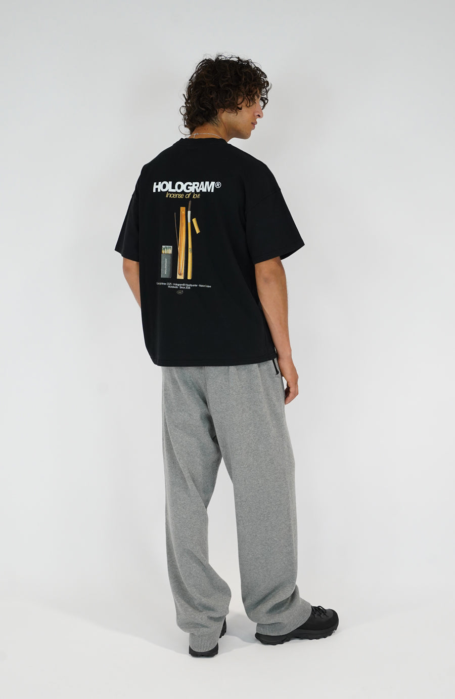 T-shirt Incense black