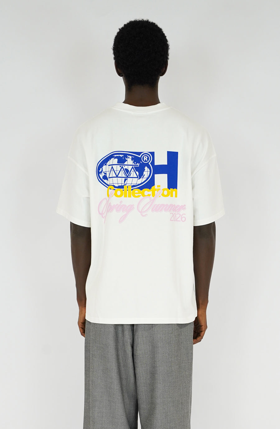 T-shirt Planet white