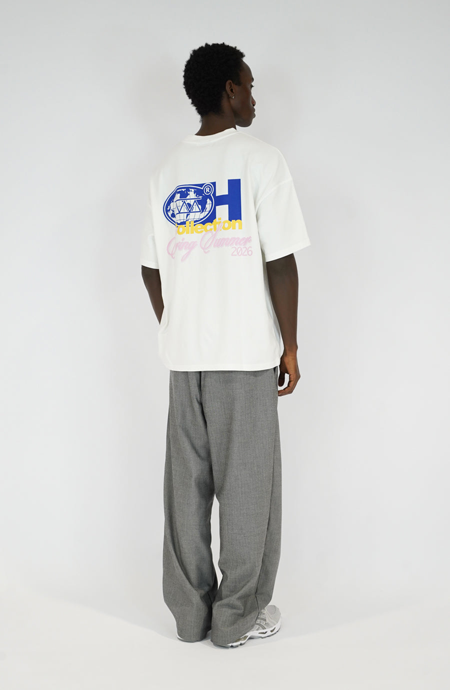 T-shirt Planet white