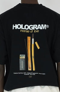 T-shirt Incense black
