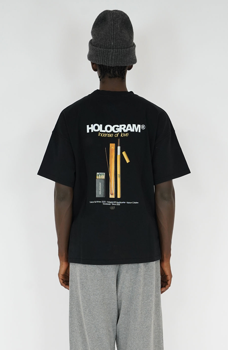 T-shirt Incense black