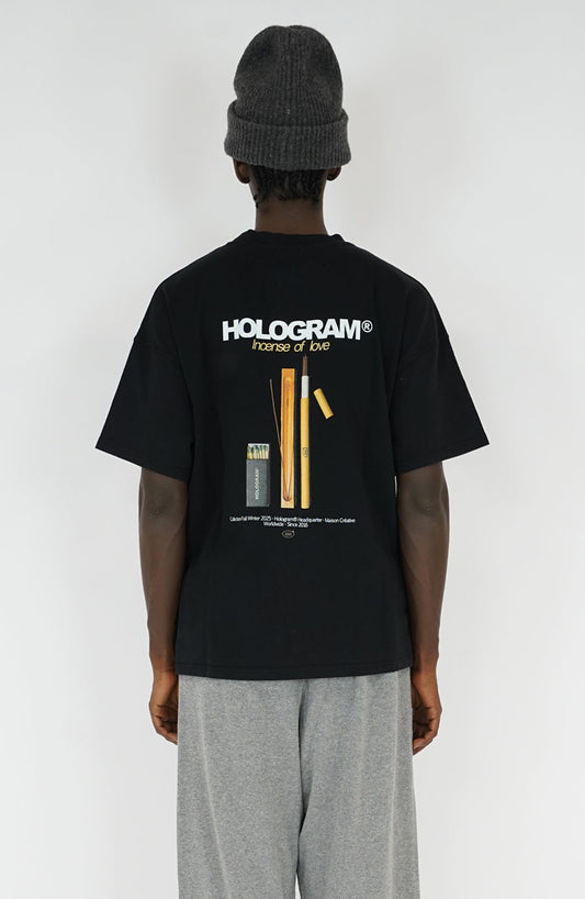 T-shirt Incense black